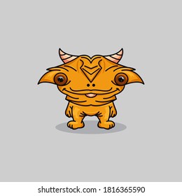 Creative aliens cartoon design vector 