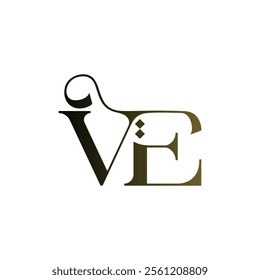 creative alphabet art timeless negative space vector icon initial logo for your business or product