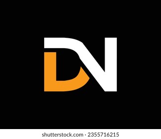 Creative Alphabet 'DN' Logo Design Template für Ihr Unternehmen.