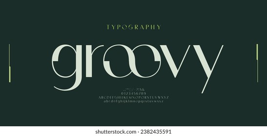 Creative alphabet fonts and logo. Abstract minimal modern typography sport, technology, fashion, digital, future creative logos font. vector illustration