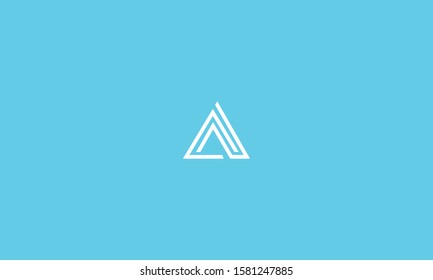 creative alphabet letter A logo 