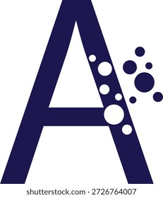 Creative alphabet letter A logo design