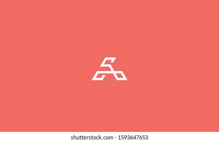 Creative Alphabet letters monogram logo A