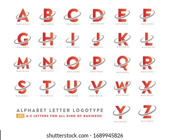 Creative Alphabet A to Z  Character Business Logotype Design