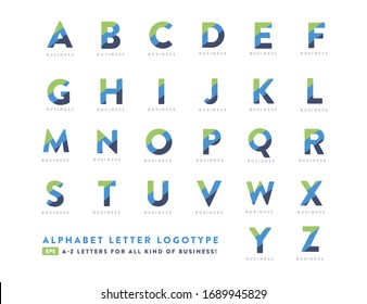 Creative Alphabet A to Z  Character Business Logotype Design