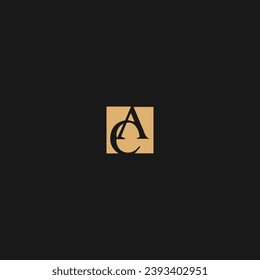 Creative Alphabetical AC App Logo Design,
