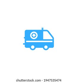 Creative ambulance icon vector colorful