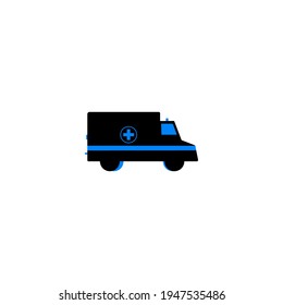 Creative ambulance icon vector colorful