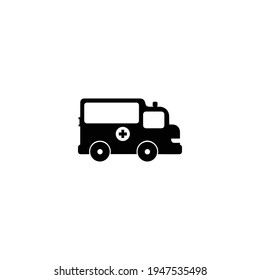 Creative ambulance icon vector colorful