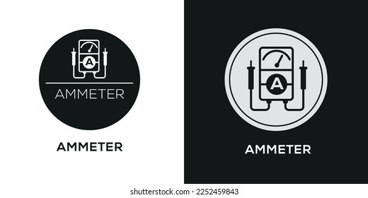 Creative (Ammeter) Icon, Vector sign.