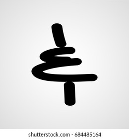 Creative ampersand vector icon