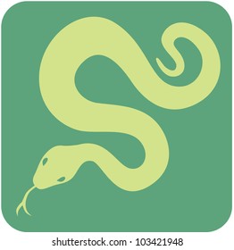 Kreatives Anaconda-Symbol