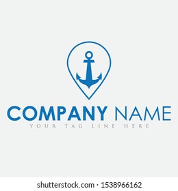 Creative Anchor Logo design 