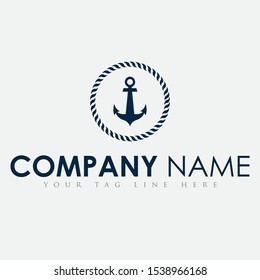 Creative Anchor Logo design 