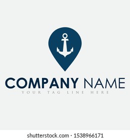 Creative Anchor Logo design 