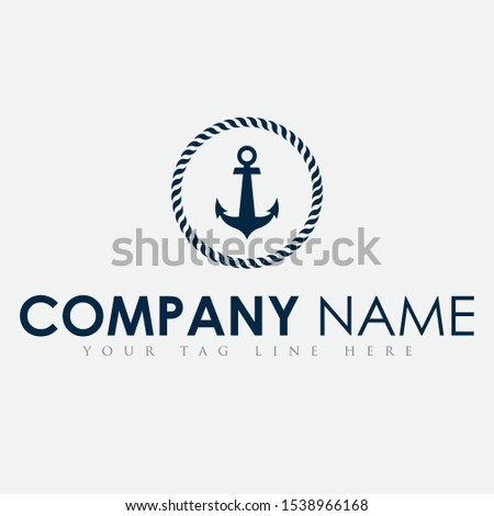 Creative Anchor Logo design 