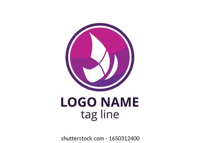 Creative animal icon fly butterfly sign design. Template logo for beauty business like spa skincare, fashion. Or any other modern corporate, consultant, investment, company.