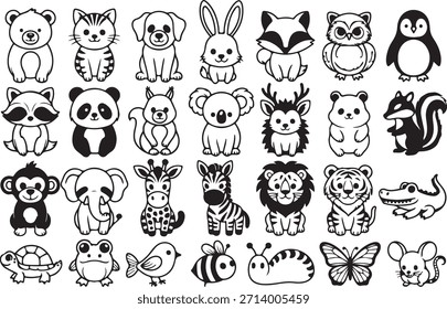 Creative Animal line Art Design