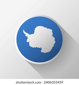 Creative Antarctica Flag Circle Badge