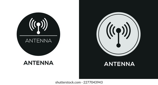 Creative (Antenna) Icon, Vector sign.