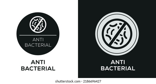 Creative (Anti bacterial) Icon, Vector sign.
