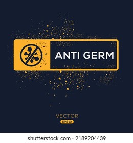 Creative (Anti germ) Icon, Vector sign.