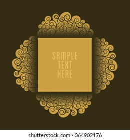 creative antique royal design for product or banner design