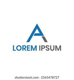 Creative AP letter logo design. Template Vector Illustration