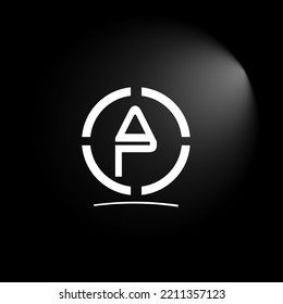 Creative  AP Logo Design Vector