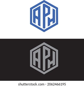 Logo de la carta creativa APH para tu empresa 