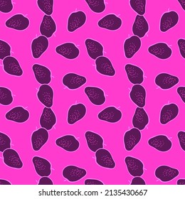Creative apple seamless pattern in doodle style. Fruis wallpaper. Hand drawn botanical backdrop. Design for fabric, textile print, surface, wrapping, cover, greeting card. Vintage vector illustration