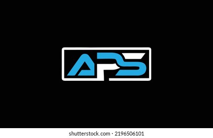  Creative APS Logo Icon, Letter aps Vector Logo Design 