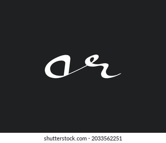  Creative AR Letter Logo Design Template Vector, Letter AR logo