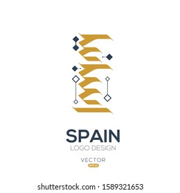 Creative Arabic typography Mean in English (Spain) , Arabic Calligraphy  