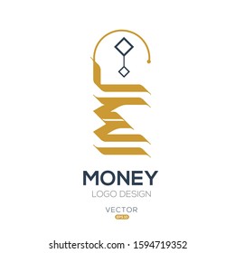 Creative Arabic typography Mean in English ( Money ) , Arabic Calligraphy  