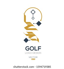 Creative Arabic typography Mean in English ( Golf ) , Arabic Calligraphy  