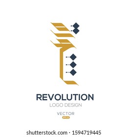 Creative Arabic typography Mean in English ( Revolution ) , Arabic Calligraphy  