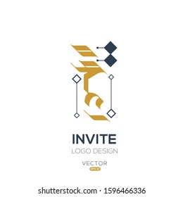 Creative Arabic typography Mean in English ( invite ) , Arabic Calligraphy  