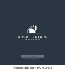 Inspiración en el diseño del logotipo de arquitectura creativa