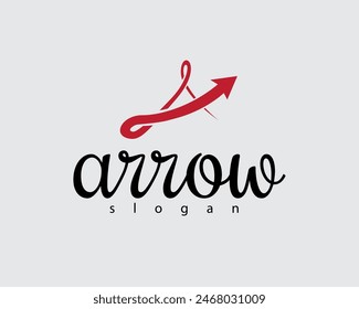 creative arrow abstract initials a logo design