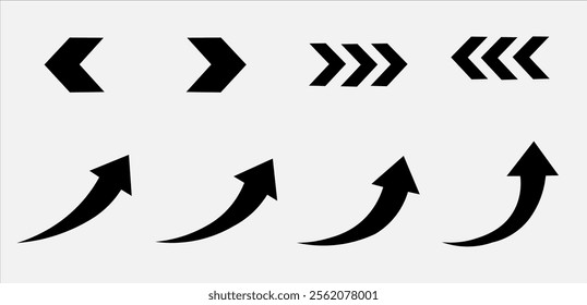 Creative Arrow Icon Designs for UI and Graphic Projects