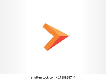 Creative arrow logo icon vector template