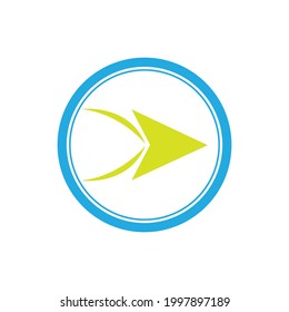 creative Arrow vector illustration icon Logo Template design