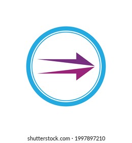 creative Arrow vector illustration icon Logo Template design