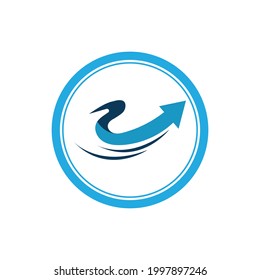 creative Arrow vector illustration icon Logo Template design