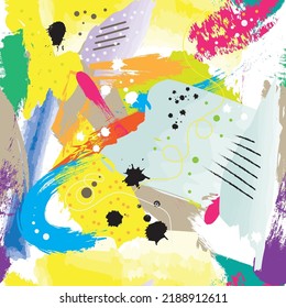 Creative art background. Abstract colorful vector background