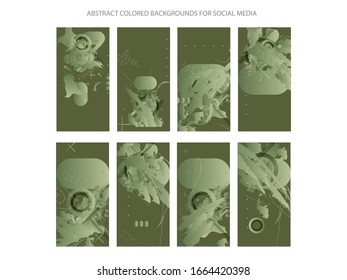 Creative art color backgrounds for social media. Pastel colored muted backgrounds for social media