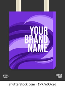 Creative art design for packaging, tote paper bag, supermarket bag, shopping bag, craft production, brand merch, vector design printable and editable vector, isolated with background.