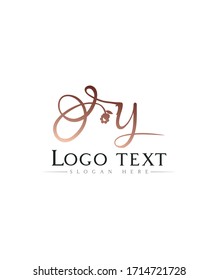 Designvorlage für Creative Art Y Logo, Logo für Vektorillustration und Firmenidentität 