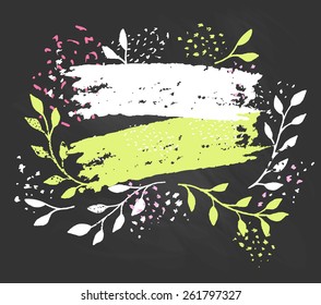 creative artistic background. Art invitation. 